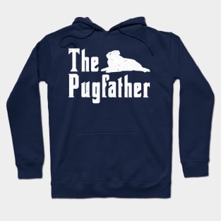 Funny Pug Owner Shirt The Pugfather Pug Father Gift Hoodie